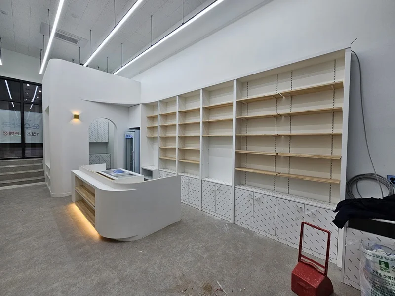 약국진열대배치인테리어