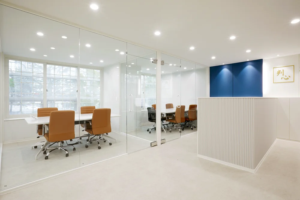 사무실유리칸막이인테리어