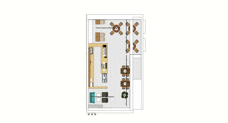 커피숍인테리어레이아웃