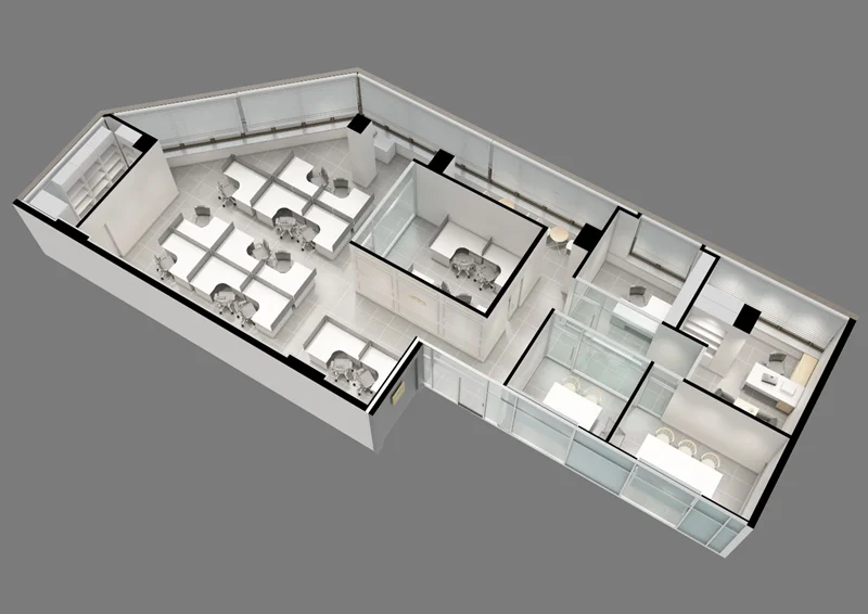 사무실칸막이레이아웃