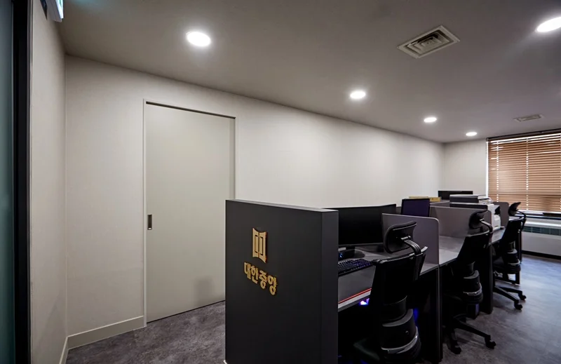 사무공간가구배치