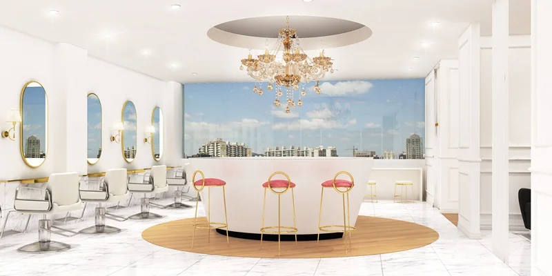 럭셔리한미용실디자인