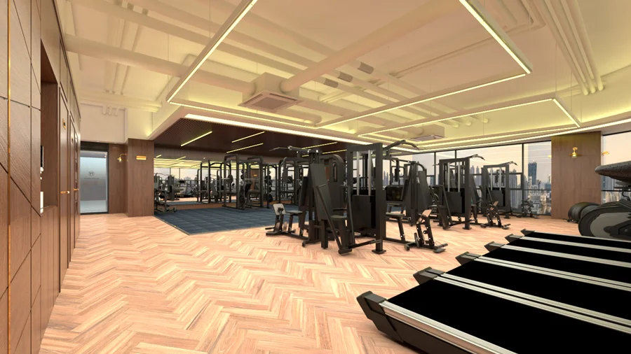 헬스장3D디자인