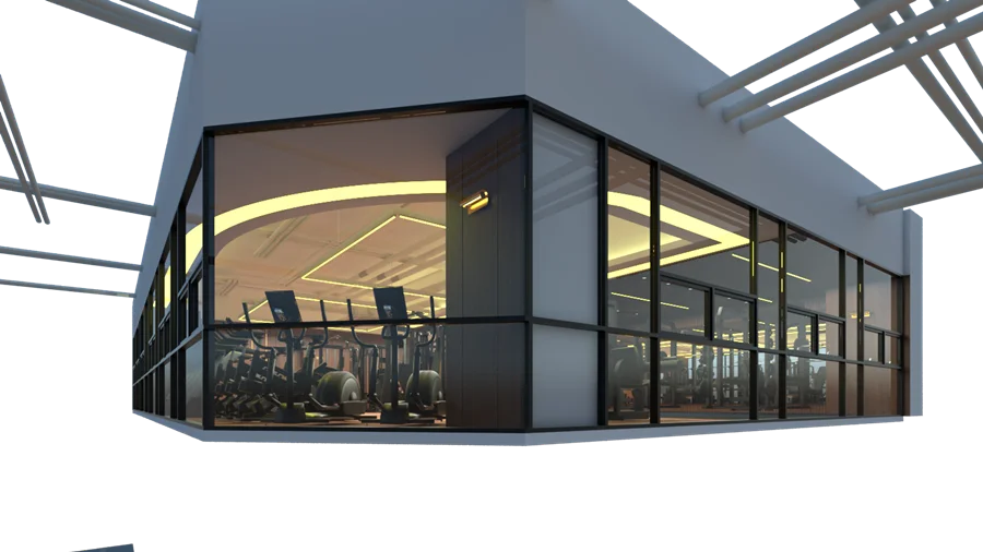 헬스장3D디자인