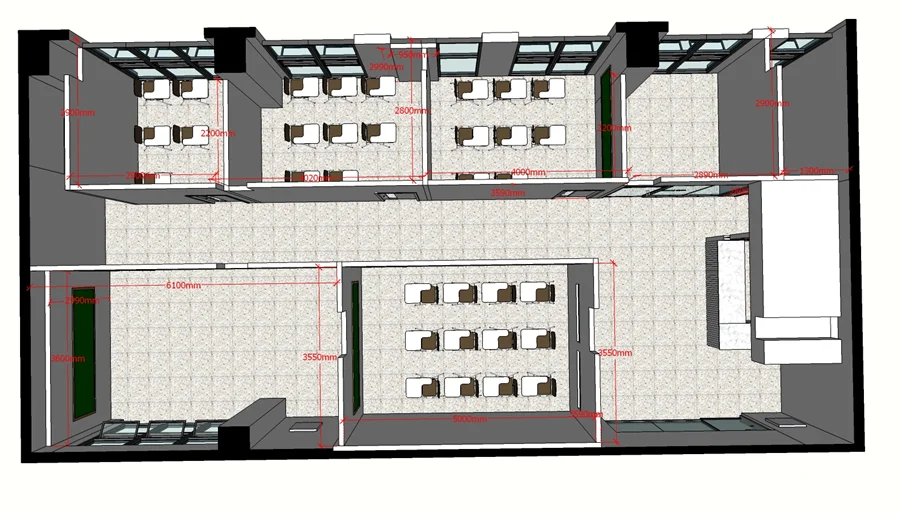 학원3d레이아웃