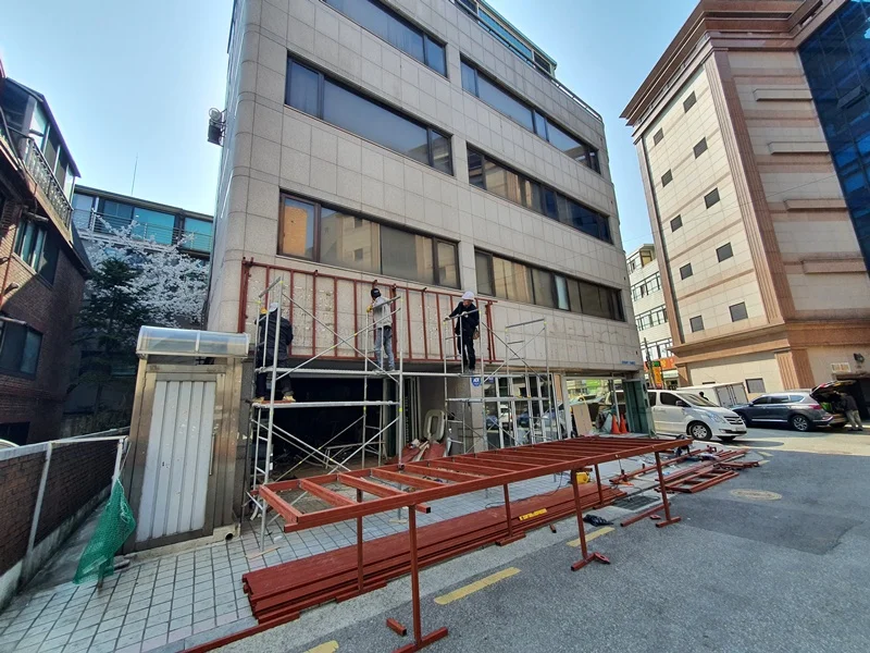 건물외벽보수작업