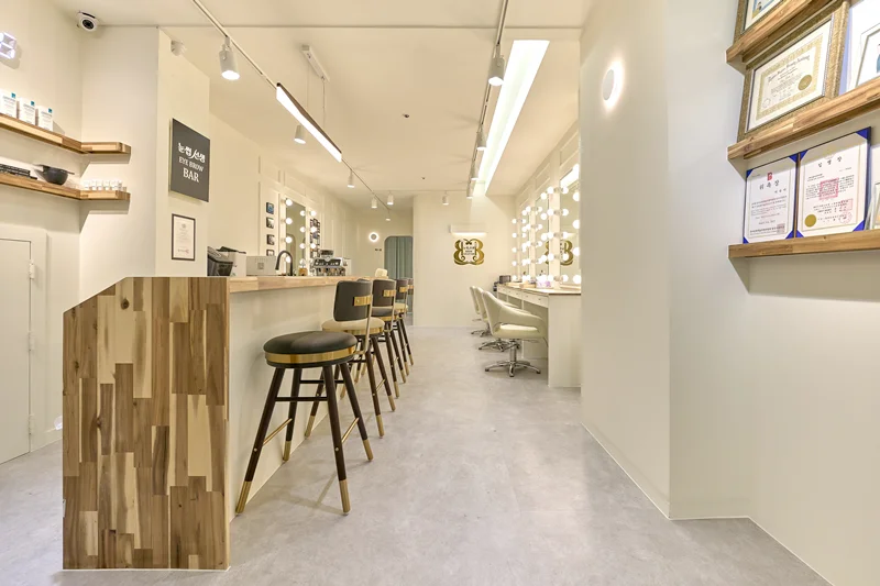 뷰티샵카페테리아인테리어